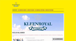 Desktop Screenshot of kleenroyal-textilpflege-berlin.de